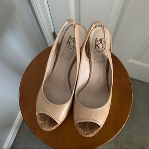 Nude Wedges